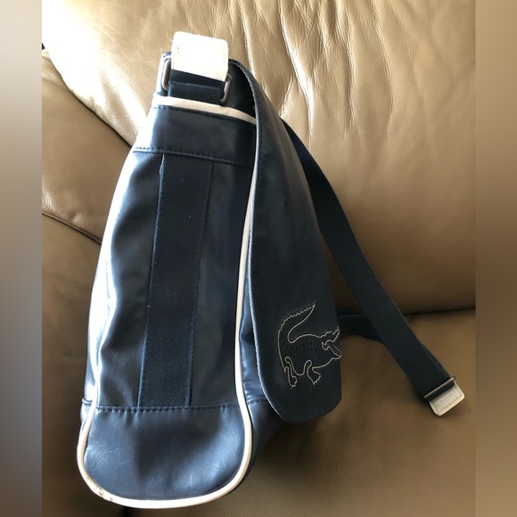 Lacoste, Men’s/Unisex Blue PVC, Messenger Bag, GUC - Picture 14 of 15
